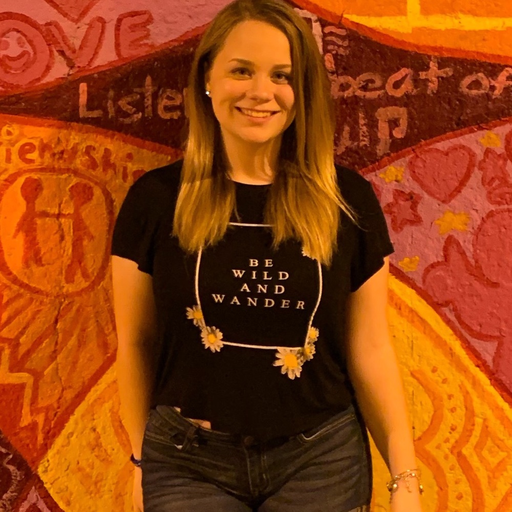 be wild and wander tee